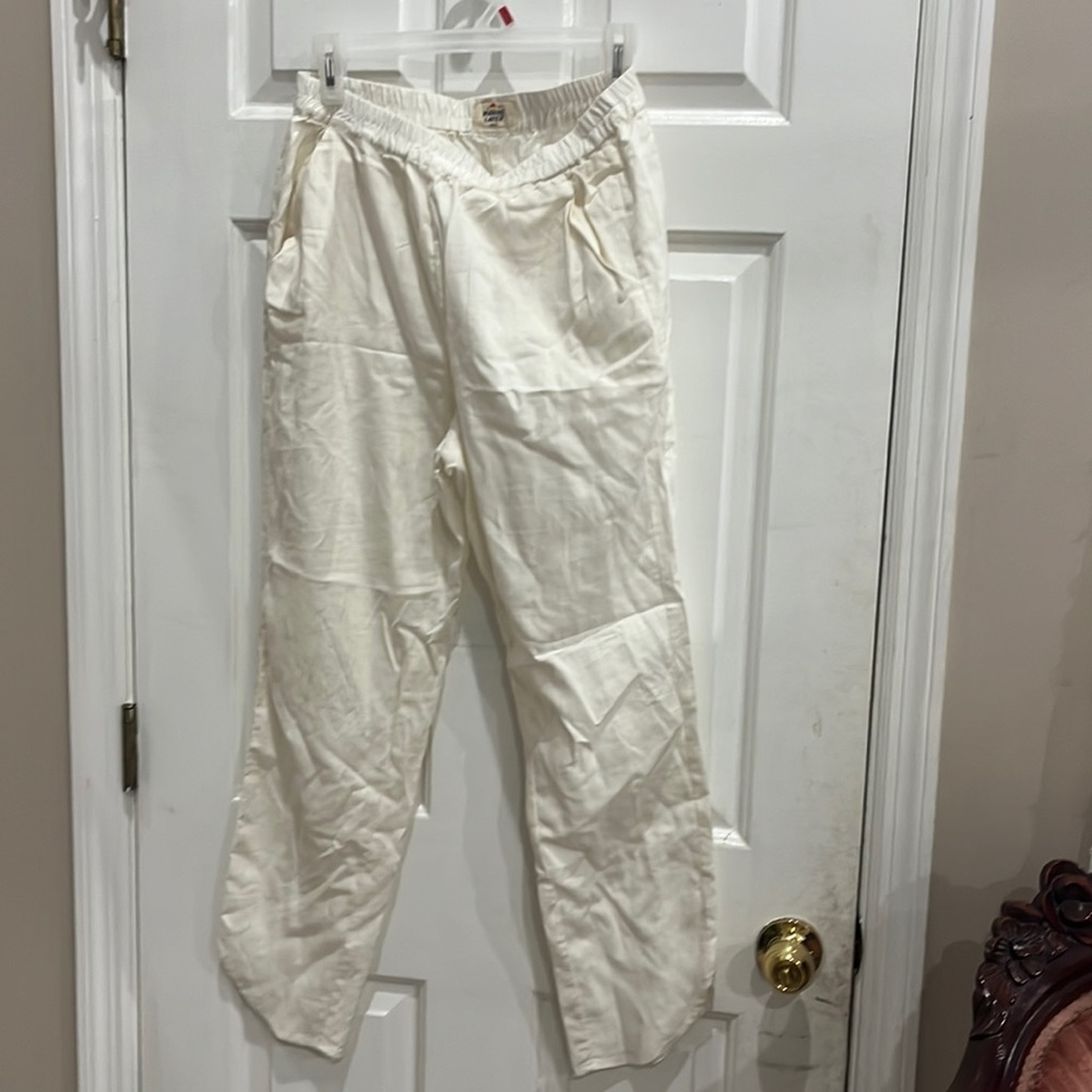 Marine Layer Allison pant size small cream